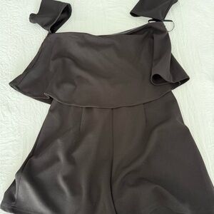 Missguided Black Jumpsuit